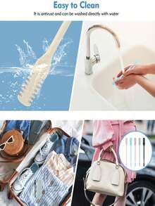 6-In-1 Nose Hair Trimmer Set, Includes Storage Case, Double-Sided Nose Hair Trimmer, Portable 360° Rotating Manual Nose Hair Trimmer, Stainless Steel Double-Sided Nose Hair Scissors, Manual Round Nose Hair Trimmer, Dual-Head Nose Hair Trimmer, Manual Cleaning Nose Hair Trimmer, Small Scraper, Unisex, Colorful - Multicolor - View 8