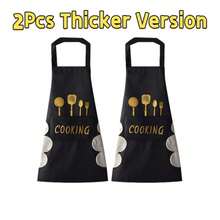 2pcs Strip Apron, Unisex Apron, Adjustable Waterproof Drip, With 2 Pockets, Cooking Kitchenapron, Suitable For Chefs, Barbecue Drawing Apron, Cooking Apron, Plus Size Apron - 彩色 - 查看 11