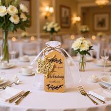 10/20 Sets Butterfly Keychain Party Favor Butterfly Thank You Keyring Gift Metal Animal Keychain Souvenir Thank You Tag For Guest Baptism Baby Shower Wedding Birthday Thanksgiving (Gold) - Gold - View 8