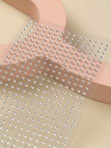 450颗银白色小水钻，2毫米，多包装（8颗/5颗/3颗/2颗/1颗），闪亮钻石，适用于眼角/指甲/面部装饰，适合狂欢节、情人节、Y2K派对、日常装饰、DIY面部装饰、音乐节、化妆派对、舞会等场合。 - 白色 - 查看 9