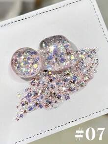 Miss Leia 1-12 15ml 春夏海王星闪粉凝胶指甲油 - 提亮肤色，百搭色彩，高密度水钻指甲油，多种颜色，透明凝胶底油，新手友好，UV/LED固化，可浸泡用于半永久化妆，适用于沙龙/美容院套装、DIY、居家、节日礼物、美甲艺术 - 彩色 - 查看 20