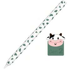 Cow Print Protective Case Compatible With Apple Pencil Pro / 2nd Generation, Silicone Material, Accessory Sleeve - Multicolor - View 10