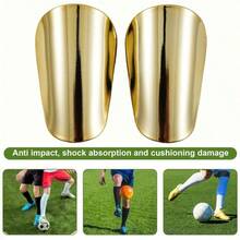 Electroplated Shin Guards, Football Match Sports Shin Pads For Adults And Teenagers, Soccer Leg Guards - Electroplated Soccer Shin Guards - View 2