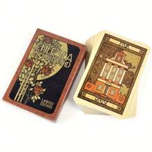Limited Edition Chelsea Lenormand Red Collection Tarot Cards - 40 Cards With Intricate Artwork, Dark Brown Paper, Mystical Design For Divination & Fortune Telling, Includes Guidebook For Easy Interpretation, Fortune Telling Cards, Mystical Card Desi - Multicolor - View 3