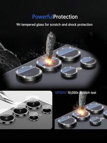 一套亮黑色相机镜头保护膜，兼容 Galaxy S25/S25 Ultra/Z Flip 5/Galaxy Z Fold/Galaxy S23/24 Ultra/A55/A35/A34/A15/A05s/Galaxy Z Flip 6/Galaxy Z Fold 6/Galaxy Z Flip 7/Galaxy Z Fold 7，防水、防震、防摔、防刮、防指纹，全覆盖。 - 黑色 - 查看 2