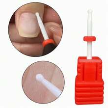 1pc Small Ball Ceramic Nail Drill Bit Milling Cutter For Manicure Pedicure Apparatus Manicure Gel Polish Remove Nail Bits - Multicolor - View 2