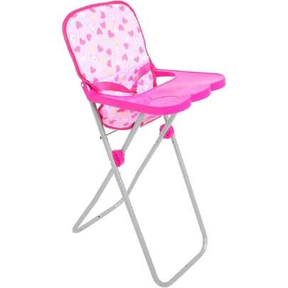 Hemoton Silla Alta para Muñecas Juguete Accesorio Ligero Y Portátil para Juego De Role Play Y Decoración De Muñecas 22.04 X 12.2 X 9.05 Pulgadas,38081317