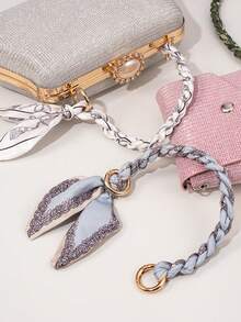 Straps, Scarves, Braided Ropes, Bag Straps, Repurposed Women's Handbag (With Shoulder Strap), Bag Accessories - Multicolor - View 1