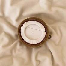 Silicone Protective Case Compatible With Apple 3/2, Coconut Shell Soft Cover For AirPods 3/2 Wireless Bluetooth Earphones - White - View 3