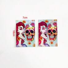 100 Túi Mylar mini có khóa kéo, kích thước 6*8 cm, 7*10 cm, túi nhựa có khóa kéo cầu vồng hologram laser tái sử dụng, túi đóng gói tự dán kín, túi đựng kẹo, bánh quy, túi chống mùi, chống thấm nước, có thể đóng mở lại. - Nhiều màu - Xem 4