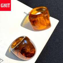 GNIT Handcrafted Natural Amber Color Bead Bracelet - Gradient Rainbow Blood Resin, Bohemian Style, Translucent Brown To Orange Yellow Finish, Everyday Elegance, Smooth Texture, Ideal For Casual Attire, Bohemian Accessory|Rainbow Blood Amber Color Bead|Handcrafted Bracelet, Bohemian Jewelr