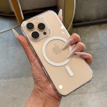 Phone Case - Phone Case - Clear Case For Magsafe Magnetic Wireless Charging Compatible With For Iphone 17, Air 17 Pro Max, And Earlier Models 16, 15, 14, 13, 12, And 11 - Trong sáng - Xem 1