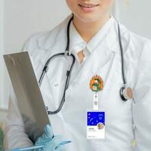 Funny Nurse Badge Reel Cute Opossum Dumpster Fire Nursing Badge Reel Retractable The Horrors Persist But So Do I Id Holder With Clip For Doctor Healthcare Rn Nurse Gifts - Bạc - Xem 7