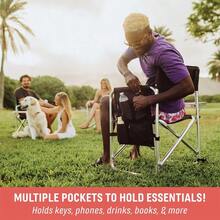 Silla de Picnic Plegable porttil - Rosado - Ver 7