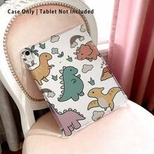 1个高透明防摔TPU平板电脑保护套，高清恐龙UV印刷，兼容iPad 11（2025款）、iPad Mini 6/7、iPad Air 1/2、iPad Air 4/5/6/7、9.7英寸iPad（2019/2020/2021款）、10.2英寸iPad（10/11款）、iPad Air 11（2024/2025款）、iPad Pro 11（2024款）、iPad Pro 11（2018-2022款）、iPad Pro 12.9英寸/iPad Air 13。