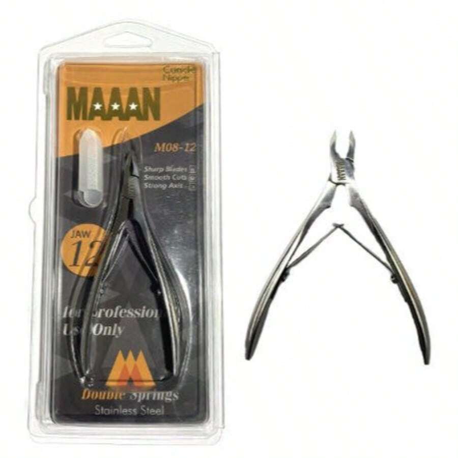 MAAAN® Corta Cuticul Profesionales M08-12 - Plateado - Ver 1