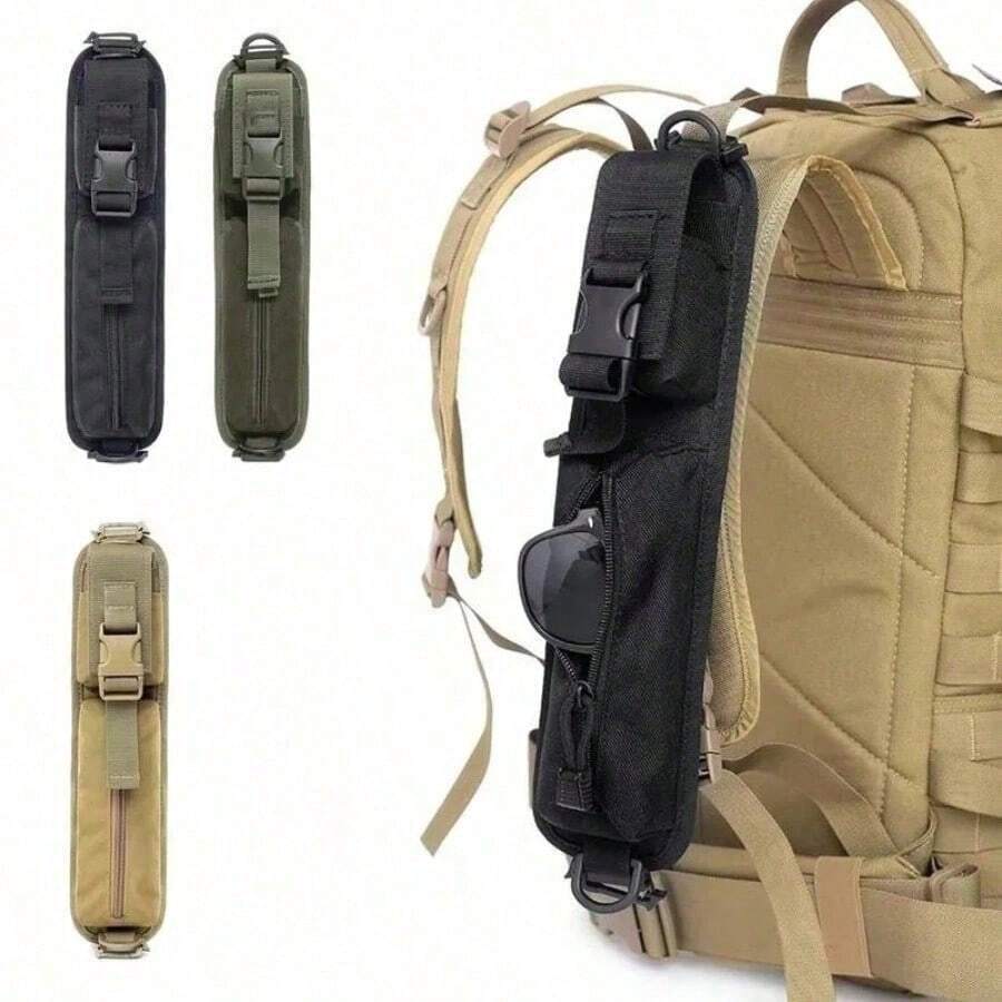 Tactical Outdoor Backpack Shoulder Strap Sundries Camping EDC Pouch Molle Bag - Multicolor - View 1