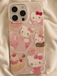Sanrio Hello Kitty 摇滚卡通可爱女孩手机壳，兼容苹果 15/16 Pro Max，防水防震防摔防刮，也兼容 13/14/15/12/12 Pro/11/11 Pro Max/14 Plus/13 Pro Max/XR/XS Max - 彩色 - 查看 5