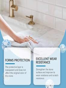 jakehoe 1pc/100ml Tile & Floor Cleaner, Stone Stain Remover, Stone & Tile Polishing Agent, Degreaser, Cleaning Agent, Kitchen Tile Scratch Repair Cleaner, Stone Crystal Electroplating Agent, Random Shipment Of New And Old Models - Multicolor - View 4