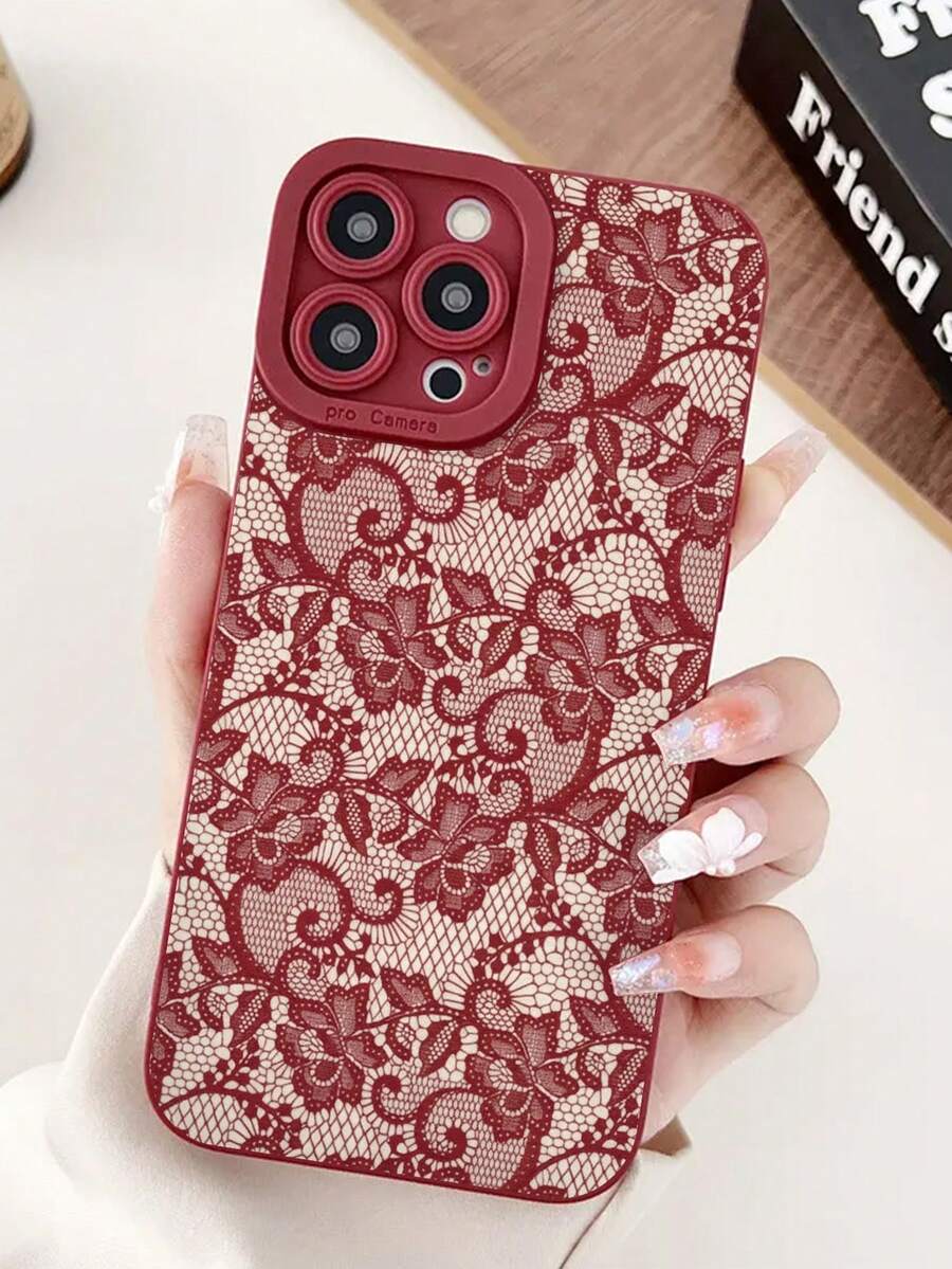 Zarte Katzenauge-Spitze bemalte stoßfeste Handyhülle kompatibel mit iPhone 14, 14 Pro, 14 Pro Max, 13, 13 Pro, 13 Pro Max, 11, 11 Pro Max, 12, 12 Pro, 12 Pro Max, XR, XS, 15, 15 Pro, 15 Pro Max, 16, 16 Pro, 16 Pro Max, 17, 17 Pro, 17 Air, 17 Pro Max, Premium Anti-Drop Handyhülle