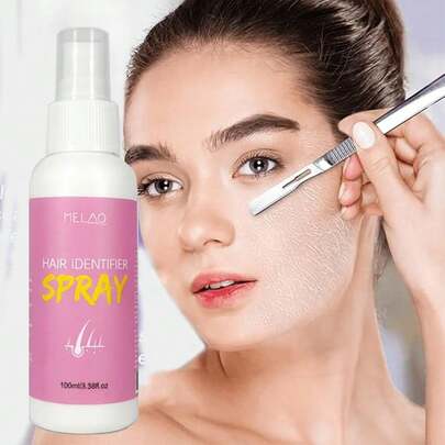  MELAO Hair Recognition Spray, Easy Shaving Spray, Precise Shaving, Makes Hair Clearly Visible, Suitable For Professional And Home Use, 100ml/3.38 Fl Oz