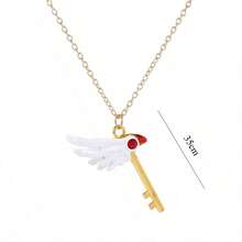 魔杖项链 - 动漫人物角色扮演吊坠项链，可爱礼品卡；魔杖钥匙扣 - 动漫钥匙扣配饰，可爱收藏礼品卡；魔杖项链钥匙扣套装 - 动漫人物角色扮演配饰组合，魔杖项链和钥匙扣 - 二合一动漫配饰套装，适合儿童和成人 - 彩色 - 查看 17