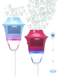 Dual-Purpose Home Lantern Bubble Machine With Matching Bubble Solution, Desktop Decoration, Fun Bubble Blowing (Convenient And Suitable For Home Use), Suitable For Children Over 3 Years Old, Practical Gift For Home Leisure - Multicolor - View 3