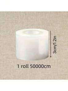 4 Rolls Stretch Wrap Film, Non-Heat Shrink Packaging Film, Easy To Seal Bottles, Jars And Other Packaging Materials