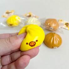 1个2026新款超柔软慢回弹泰迪熊面包，减压逼真PU面包吊坠，生日礼物，完美礼物，收藏展示，爱好，送礼佳品 - 彩色 - 查看 8