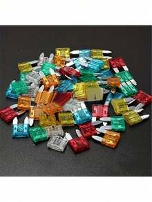 60pcs Car Fuse, Car Small Fuse Insert Type, Car Small Fuse - 60個 - 查看 3