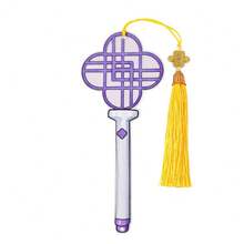 K-POP Witch Hunter Anime Theme Acrylic Bookmarks With Tassel - 15cm Sword-Shaped And Decorative Bookmarks, Decorative Reading Accessories With Chinese Knot Tassel, Perfect For Birthday, Christmas, Halloween Gifts And Book Lovers Collection - Multicolor - View 12