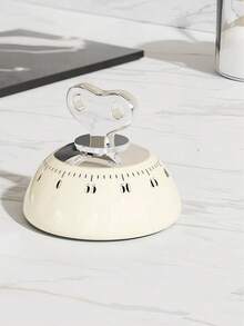 1个机械式厨房定时器，磁性，无需电池