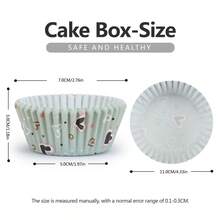 100个复活节图案纸杯蛋糕衬垫，蛋糕纸杯，适合家庭聚会、节日派对蛋糕，复活节完美之选 - 彩色 - 查看 4