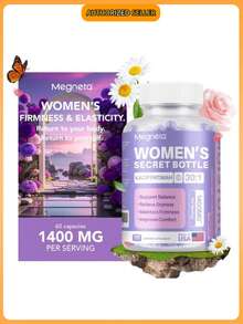 Kacip Fatimah Herbal Tablets 1000 Mg – Plant-Based Dietary Supplement With Slippery Elm & Fenugreek – Vegan, Gluten Free – 60 Tablets (Mixed Packaging) - 1 Bottle - 查看 1