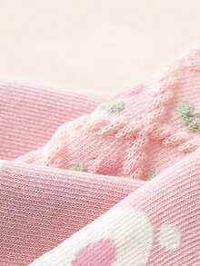 5 Pairs Kids Cartoon Rabbit Socks, Pink, Suitable For Children Aged 1-16 Years Old, Spring/Autumn - Multicolor - View 4