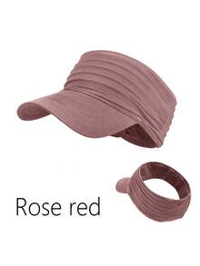 Boné esportivo de secagem rápida com viseira, unissex, ideal para corrida ao ar livre, férias na praia, estilo boné de beisebol, chapéu estiloso com proteção solar para adultos, primavera/verão/outono. - Chapéu vazio - Ver 10