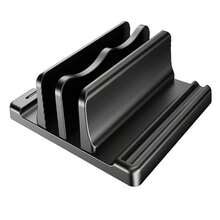 Vertical Laptop Stand For Desk,Dual Slots Plastic Laptop Holder With Space Saving 4-In-1 Design,Adjustable Laptop Organizer Storage Supports - Multicolor - View 13