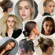 ikt 4pcs Hair Wax Stick Set - Create Smooth Slicked Back Hairstyle, Includes Hairline Brush, Comb And Hair Wax Stick, Effectively Controls Frizz And Styles Smooth Hair.