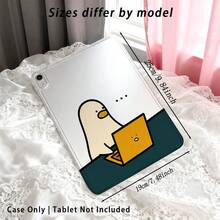 1pc High Transparent Anti-Drop TPU Tablet Case, High-Definition UV Printing, Compatible With IPAD 11 2025, MINI6/7, AIR1/2, Air4/AIR5/Air6/AIR7, 9.7-Inch IPad 2019/2020/2021, 10.2-Inch IPad 10/11, AIR11 (2024/2025), PRO11 (2024), PRO11 (2018-2022), PRO12.9/AIR13