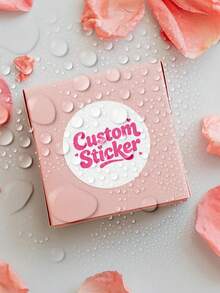 1-240张个性化标签 - 可定制任意设计、图片、Logo、文字的贴纸，防水PVC材质，适用于毕业、婚礼、生日等场合，可设计您自己的贴纸，装饰精美，复古独特，是送给男士、女士、父母、孩子、朋友、家人、祖父母、同学、老师、学生、同事、客户的理想礼物，也适合节日、返校季、公司活动和日常送礼。