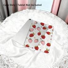1pc High Transparent Anti-Drop TPU Tablet Case, High Definition Strawberry Print, Compatible With IPad 10/11, AIR11 (2024/2025), PRO11 (2024), PRO11 (2018-2022), PRO12.9"/AIR13 - Multicolor - View 6