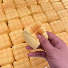 1pc 2026 New Slow-Rise 9-Grid Bread Squishy - Sticky Maltose Filling With Pull-Apart Texture, Snot Slime Sensory Toy, Stress Relief Fidget - Perfect Gift For Birthday, Valentine's Day, Easter - Multicolor - View 3