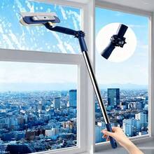 High-Rise Window Squeegee, Household Glass Cleaning Tool, Dual-Sided Window Cleaner For High-Rise Buildings - Multicolor - View 3