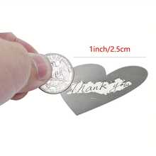 300pcs/Roll Heart-Shaped Scratch Stickers, Rose Gold/Silver/Gold, Handmade Stickers Gift Packaging, Scrapbooking, Stationery Stickers