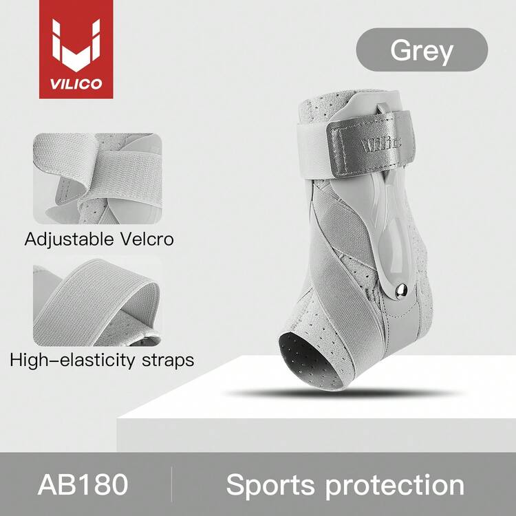 Vilico 1 Piece Black And Gray Ankle Brace For Ankle Support Immobilization Rehabilitation Men'S Sports Women'S Anti-Twist Injury Prevention Foot Recovery Professional Joint Ankle Protector - Multicolor - View 8