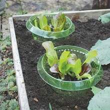 10/20个装防蜗牛和昆虫花盆盖 - 圆形植物保护盖，适用于花园、草坪护理和害虫防治 - 綠色 - 查看 5