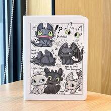 1本无牙仔A5卡通笔记本，厚实，可用作手册、日记、动漫笔记本，墨水流畅，独特设计，可爱动漫卡通笔记本