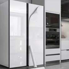 1 Roll Of Marble Wall Stickers Glossy Vinyl Stickers That Are Peeled Off And Pasted PVC Kitchen Stickers Suitable For Home Decoration Living Room Bedroom Renovation Decoration Wall Paper Waterproof And Oil-Proof Wallpaper - Multicolor - View 4