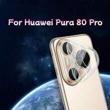 透明镜头膜，适用于华为 Pura 70/Pura 70 Pro/Pura 70 Ultra/Pura 80/Pura 80 Pro/Pura 80 Ultra/Pura 90/Pura 90 Pro/Pura 90 Pro Max，无气泡高清透明镜头保护膜，全覆盖防刮防震钢化玻璃镜头保护膜，防刮防震，简约时尚，手机镜头保护膜，手机配件 - 無色 - 查看 12