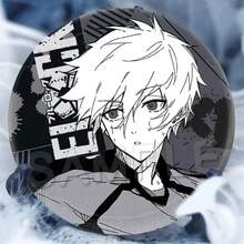 蓝锁动漫全息徽章收藏版，动漫周边，卡通背包装饰胸针，动漫配饰，万圣节/圣诞节/生日礼物，适合家人和朋友 - 彩色 - 查看 17